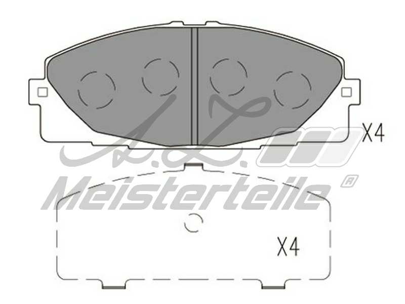 Brake pad for disc brake